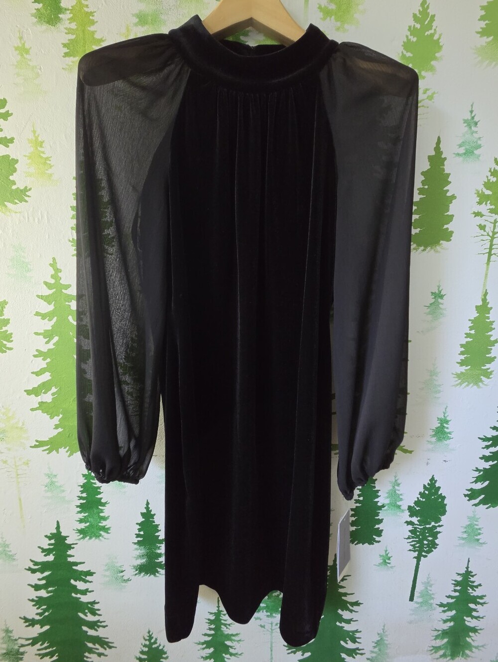Marc New York Velvet Womens Long Sleeve Sheath Dress